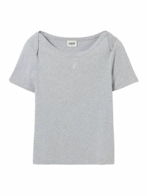 T-shirt basic CLAUDIE PIERLOT kamień