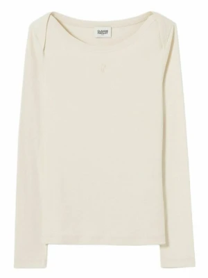 T-shirt basic CLAUDIE PIERLOT mleczny