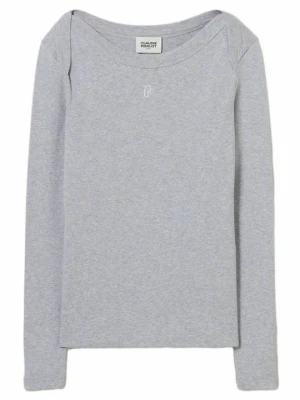 T-shirt basic CLAUDIE PIERLOT szary