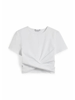 T-shirt basic CLOCKHOUSE biały