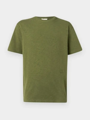 T-shirt basic Closed ciemnozielony