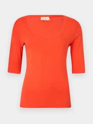 T-shirt basic Closed koralowy