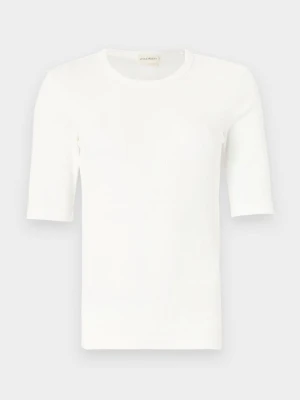 T-shirt basic Closed mleczny