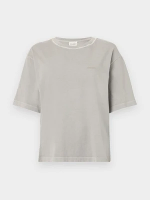 T-shirt basic Closed szary melanż