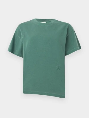 T-shirt basic Closed zielony
