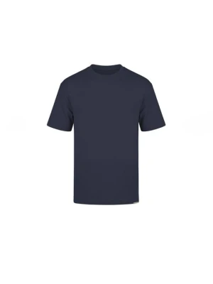 T-shirt basic CLOSURE London granatowy