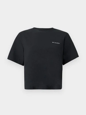 T-shirt basic Columbia czarny