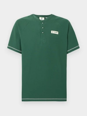 T-shirt basic Columbia ciemnozielony