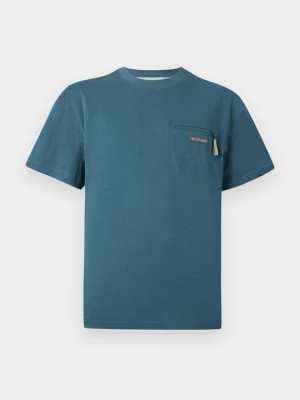 T-shirt basic Columbia niebieski