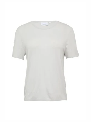 T-shirt basic Comma Casual Identity jasnoszary