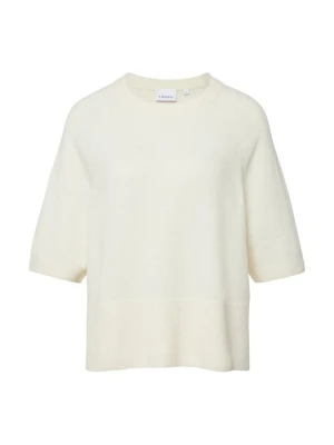 T-shirt basic comma mleczny