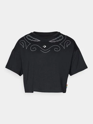 T-shirt basic Converse czarny