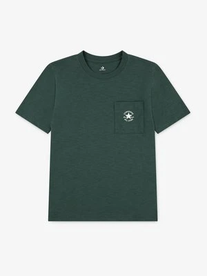 T-shirt basic Converse zielony