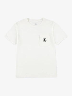 T-shirt basic Converse biały