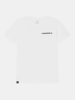 T-shirt basic Converse biały