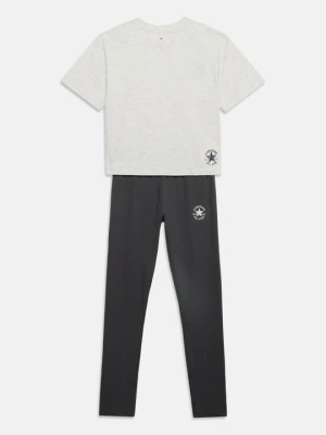 T-shirt basic Converse ciemnoszary