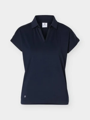 T-shirt basic Daily Sports granatowy