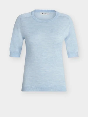 T-shirt basic Day Birger et Mikkelsen jasnoniebieski