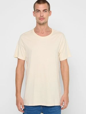 T-shirt basic DeFacto beżowy