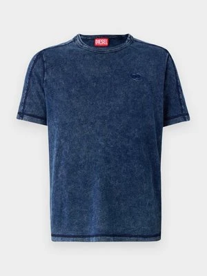 Zdjęcie produktu T-shirt basic Diesel niebieski denim