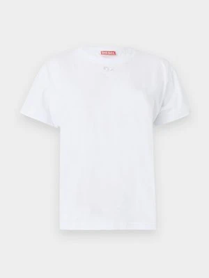T-shirt basic Diesel biały