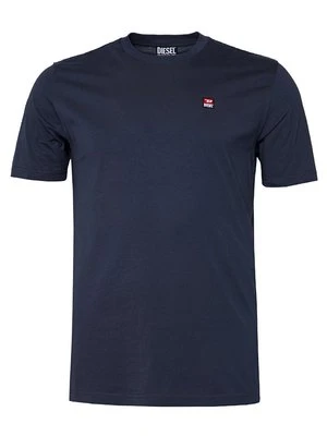 Zdjęcie produktu T-shirt basic Diesel niebieski melanż