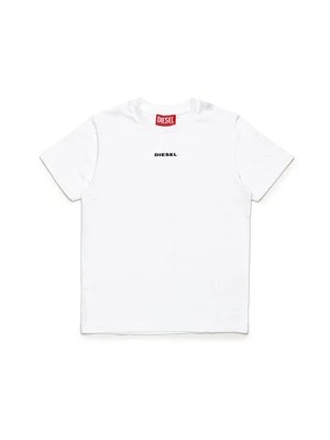 T-shirt basic Diesel biały