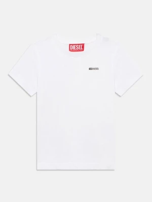 T-shirt basic Diesel biały