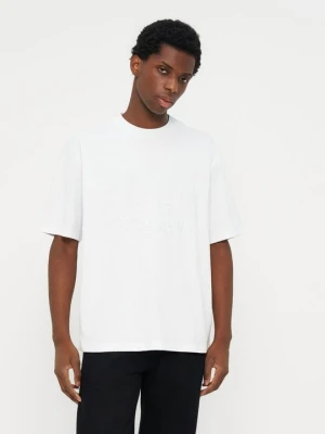 T-shirt basic Diesel biały