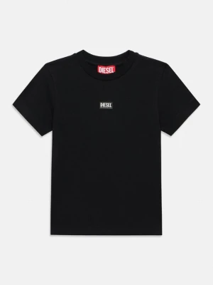 T-shirt basic Diesel czarny