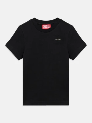 T-shirt basic Diesel czarny