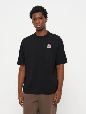 T-shirt basic Diesel czarny