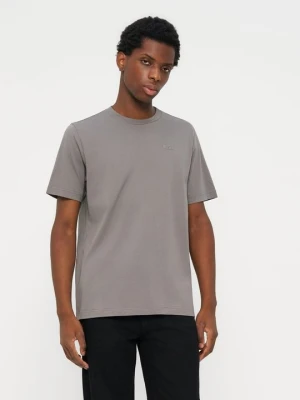 T-shirt basic Diesel szary
