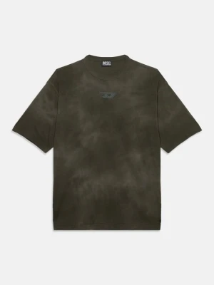 T-shirt basic Diesel zielony