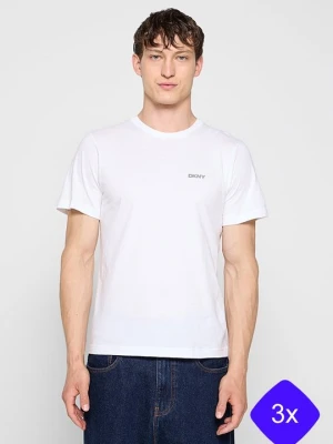 T-shirt basic DKNY biały