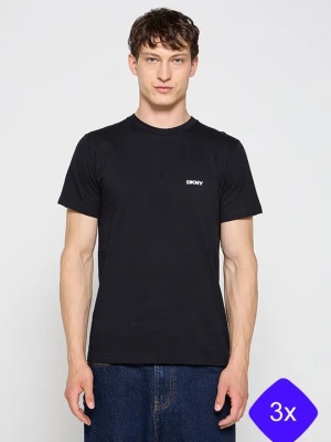 T-shirt basic DKNY czarny