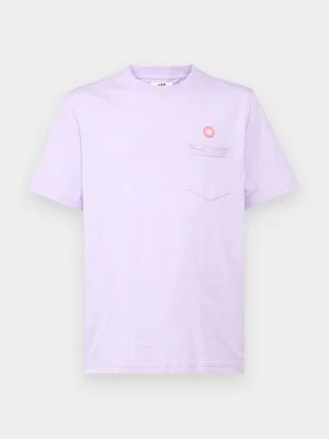 T-shirt basic Double A By Wood Wood liliowy