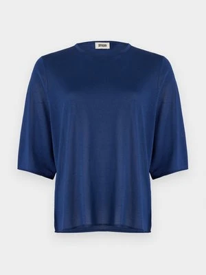 T-shirt basic Drykorn niebieski