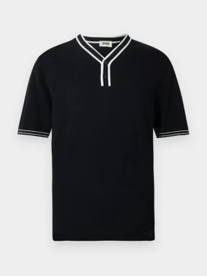 T-shirt basic Drykorn czarny