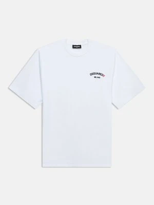 T-shirt basic Dsquared2 biały