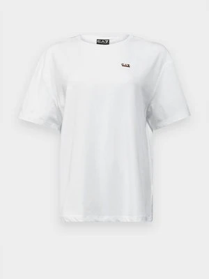 T-shirt basic EA7 Emporio Armani biały