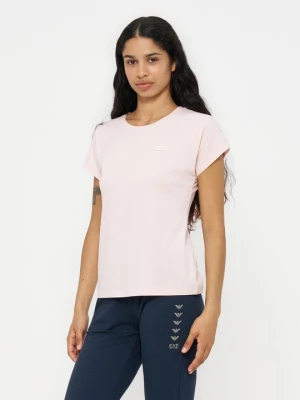 T-shirt basic EA7 Emporio Armani mauve