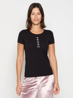 T-shirt basic EA7 Emporio Armani czarny