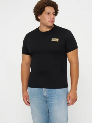 T-shirt basic EA7 Emporio Armani czarny
