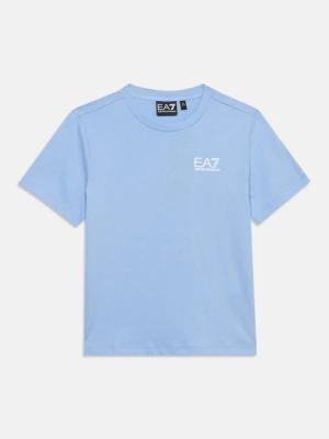 T-shirt basic EA7 Emporio Armani niebieski