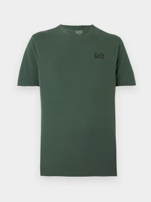 T-shirt basic EA7 Emporio Armani zielony