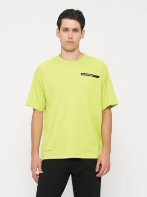 T-shirt basic EA7 Emporio Armani zielony