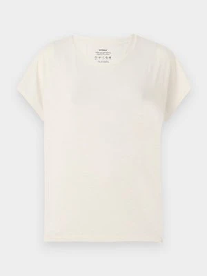 T-shirt basic ECOALF mleczny