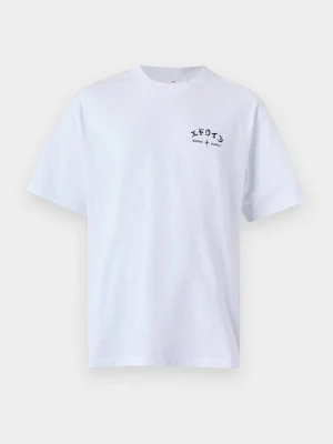 T-shirt basic Edwin biały