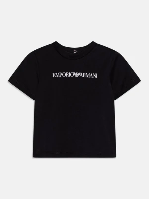 T-shirt basic Emporio Armani granatowy